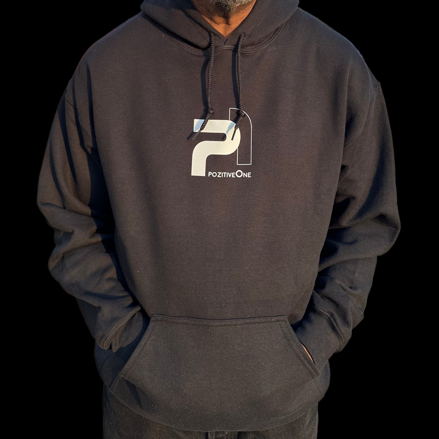 P1 Classic Black Hoodie